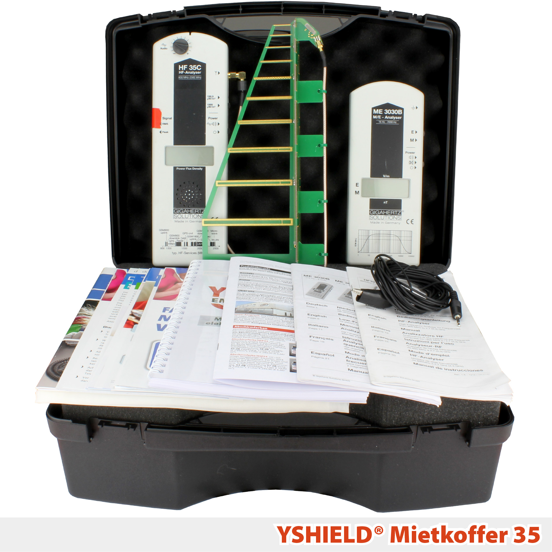YSHIELD® 35 | Mietkoffer | Miete 7 Tage