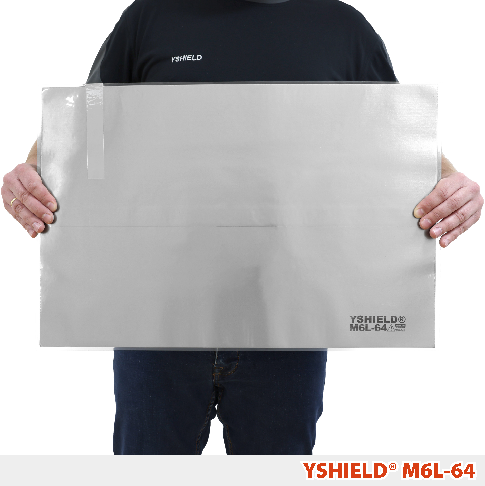 YSHIELD® M6L-64 | Sechslagige Magnetfeld-Abschirmplatte | 59x40 cm