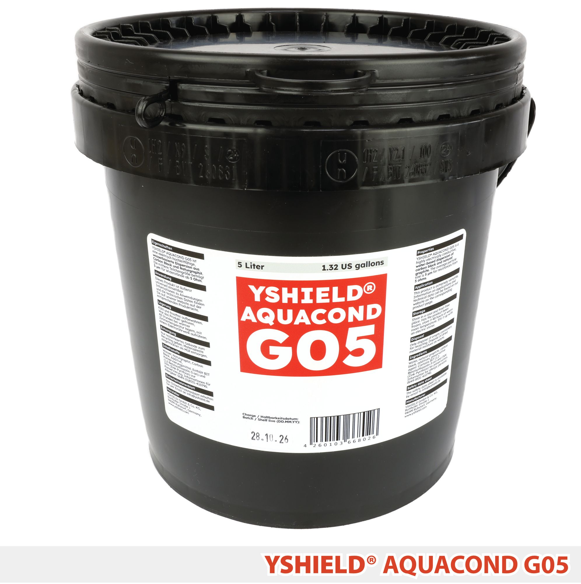 YSHIELD® AQUACOND G05 | Graphitdispersion 5 µm | 5 Liter