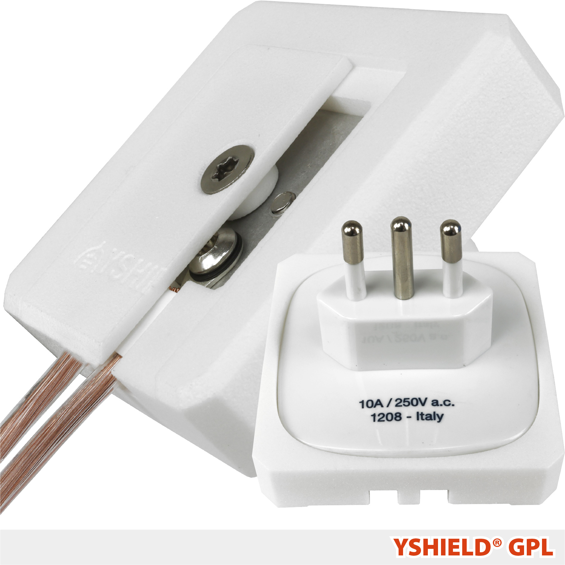 YSHIELD® GPL | Erdungsstecker L (CEI 23-50) – Bild 1