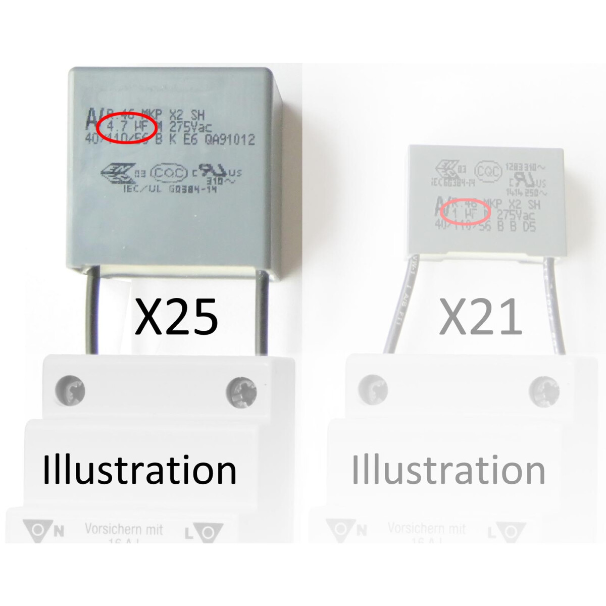 Netzfilter 4,7uF X25 | Zubehör