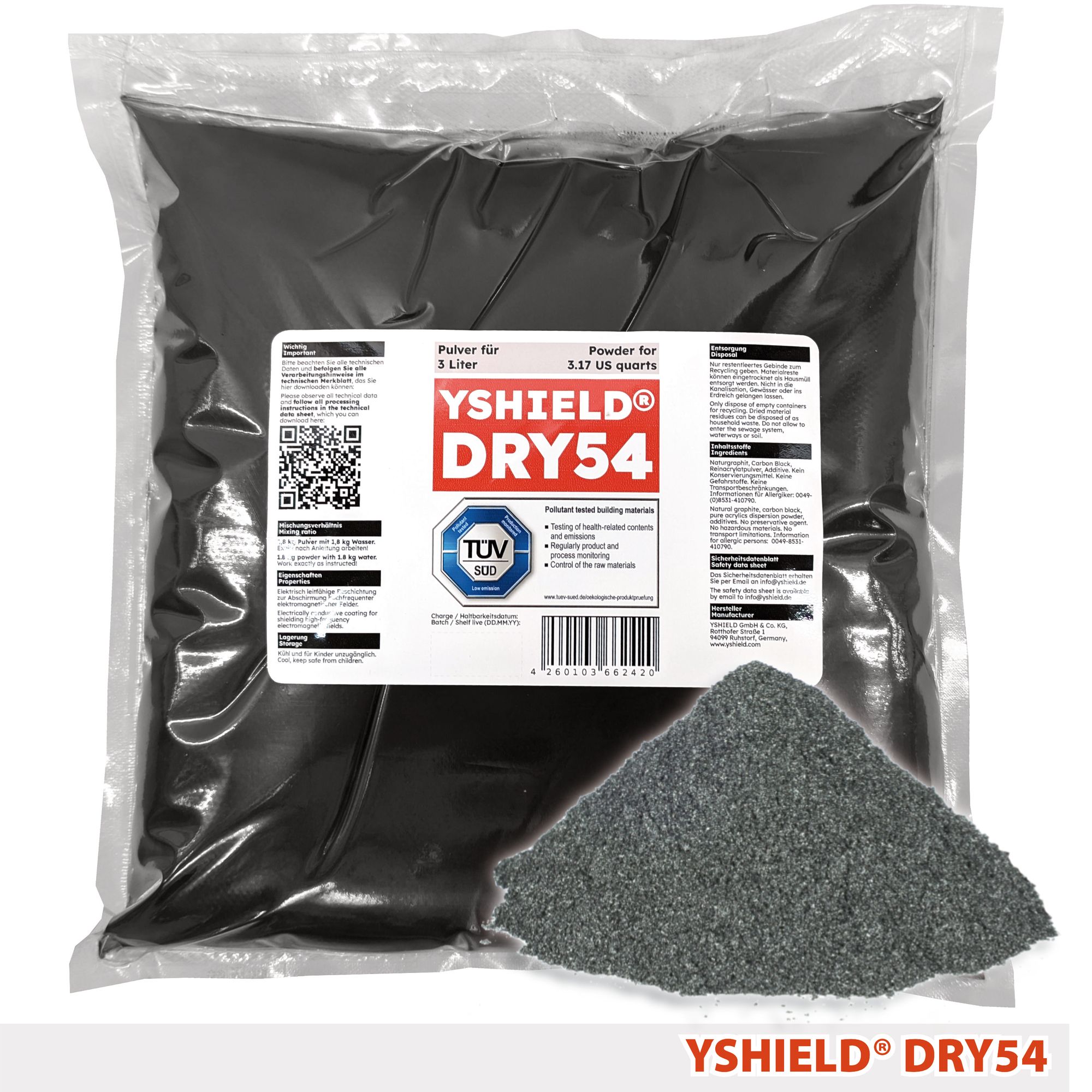 DRY54 Abschirmfarbe Pulver