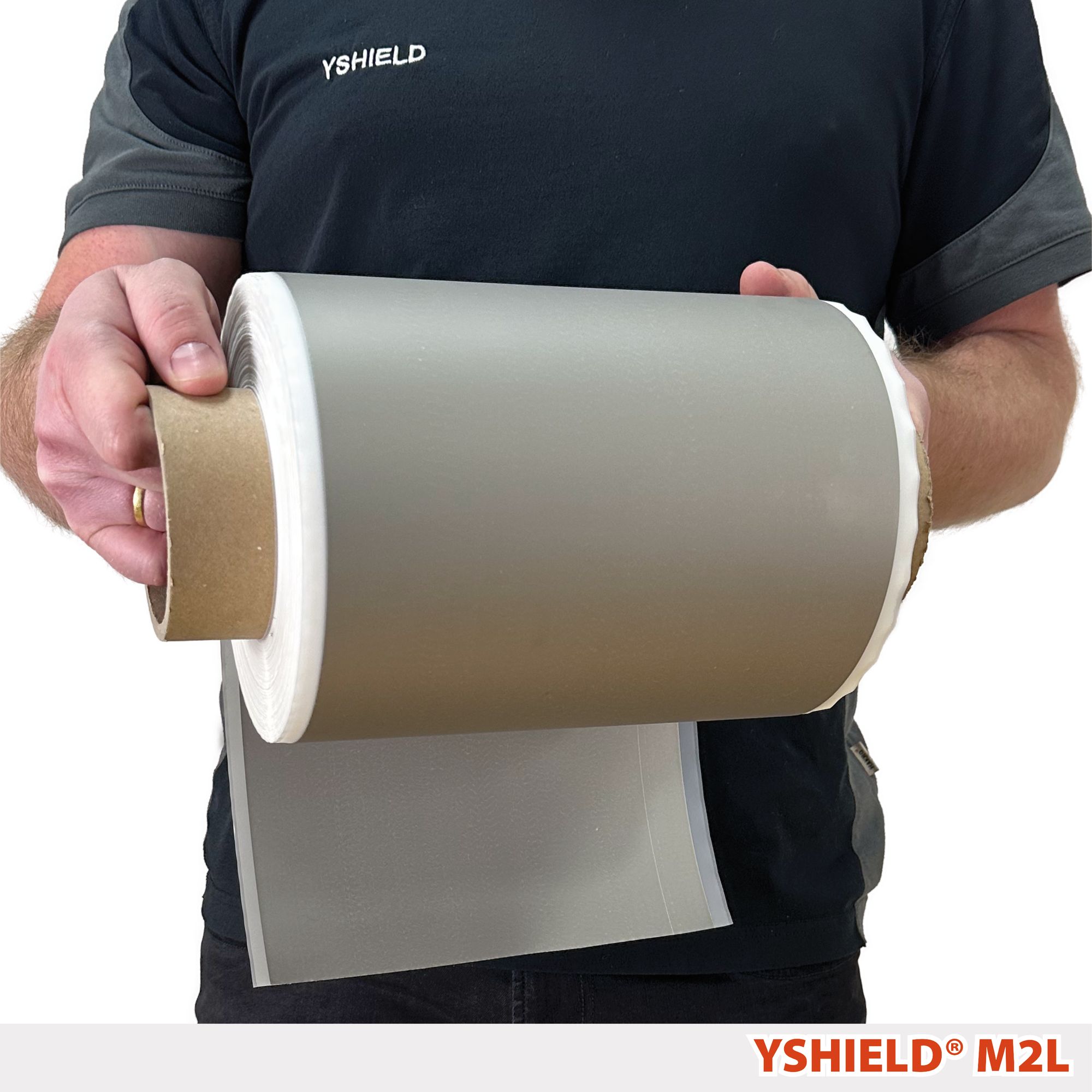YSHIELD® M2L | Magnetfeld-Abschirmfolie Laminiert | Breite 21 cm | 1 Meter