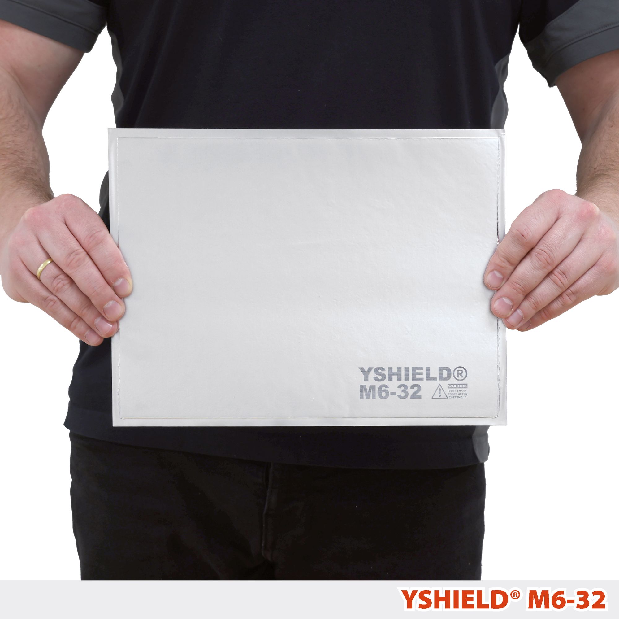 Abverkauf: YSHIELD® M6-32 | Magnetfeld-Abschirmplatte | 29x21 cm