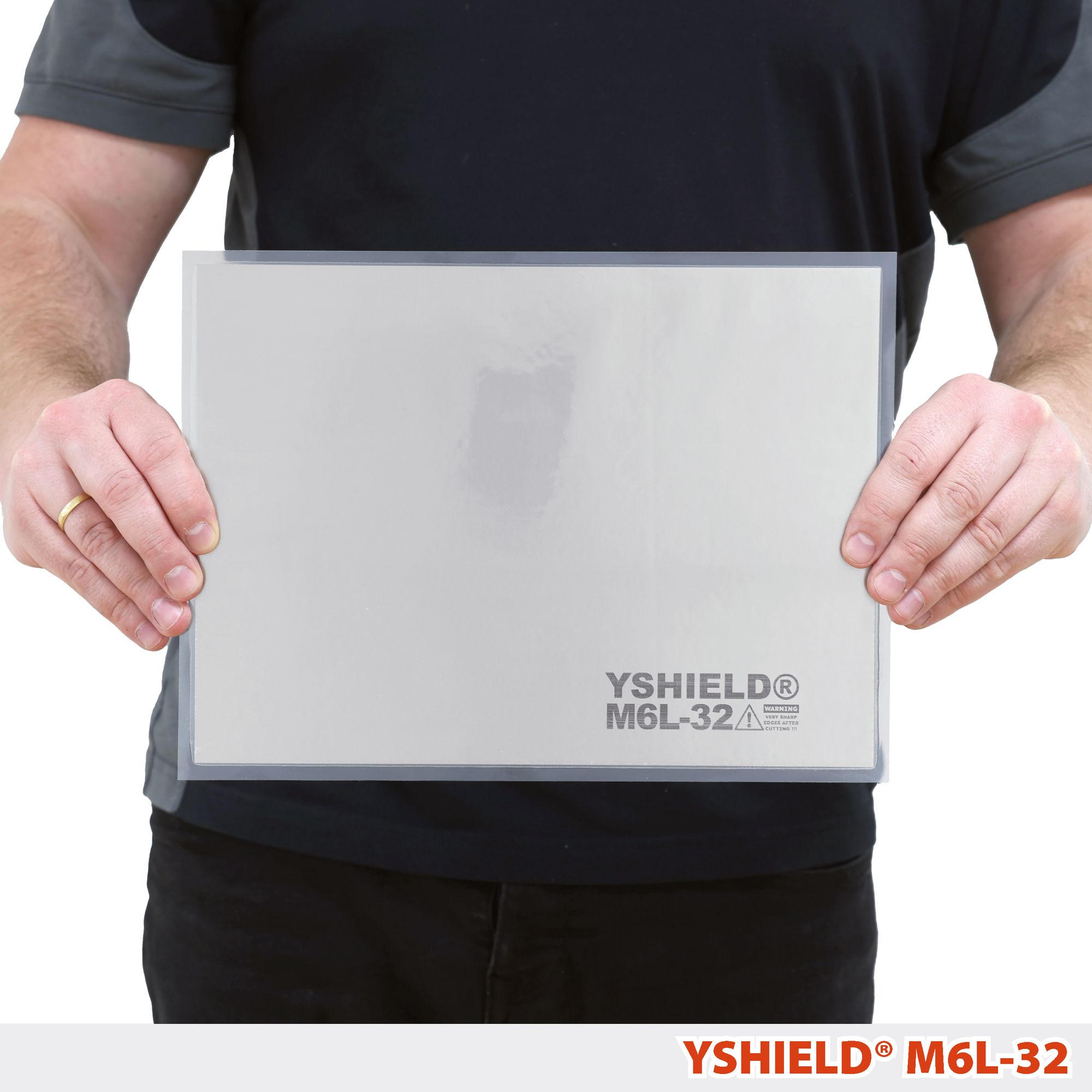 Abverkauf: YSHIELD® M6L-32 | Magnetfeld-Abschirmplatte | 29x21 cm