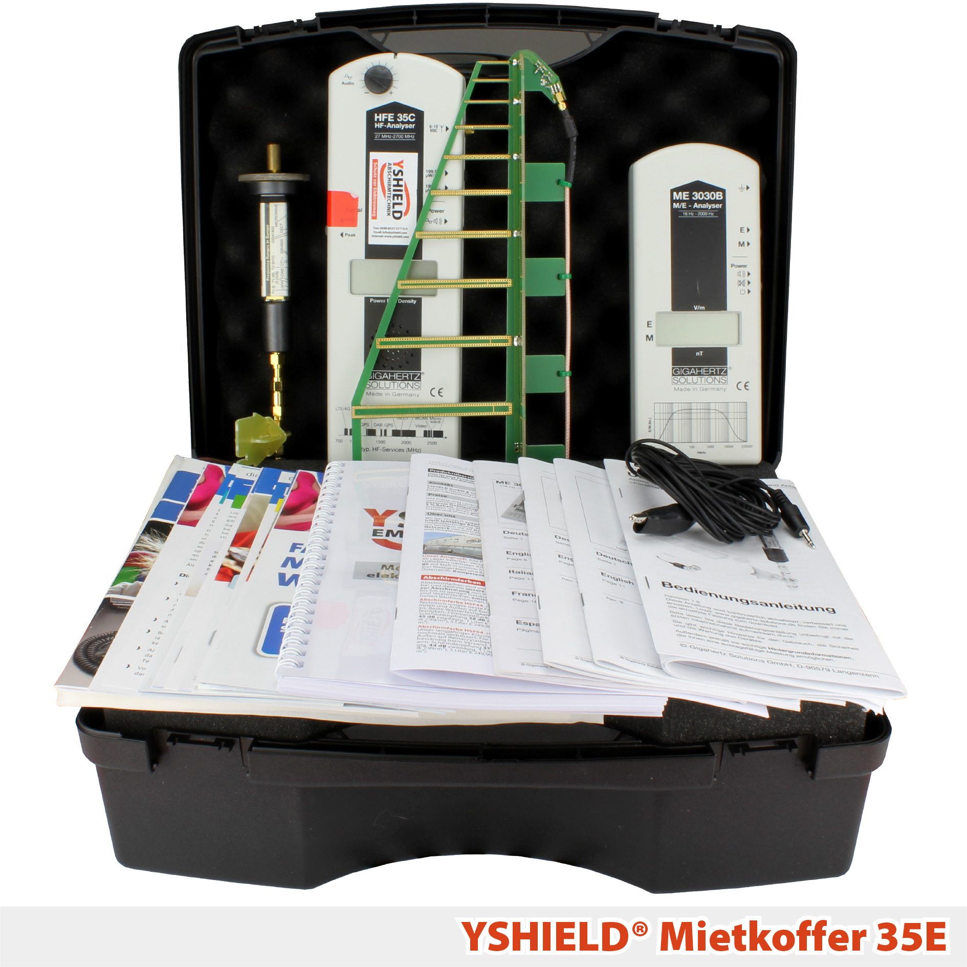 YSHIELD® 35E | Mietkoffer | Miete 7 Tage